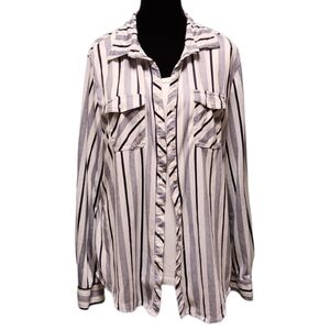 Eden & Olivia - blue/white stripes 2X